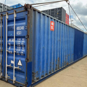 Contenedor de transporte usado de 40 pies azul