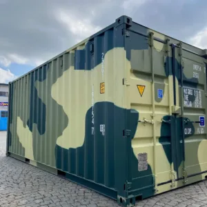 Contenedor Marítimo 20 pies – Diseño Camuflaje