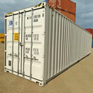 Contenedor maritimo High Cube 40 pies blanco seminuevo
