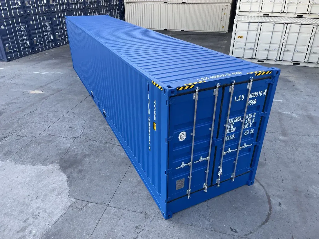Contenedor Open Side (OS) 40 pies – High Cube | Nuevo Azul – Image 8