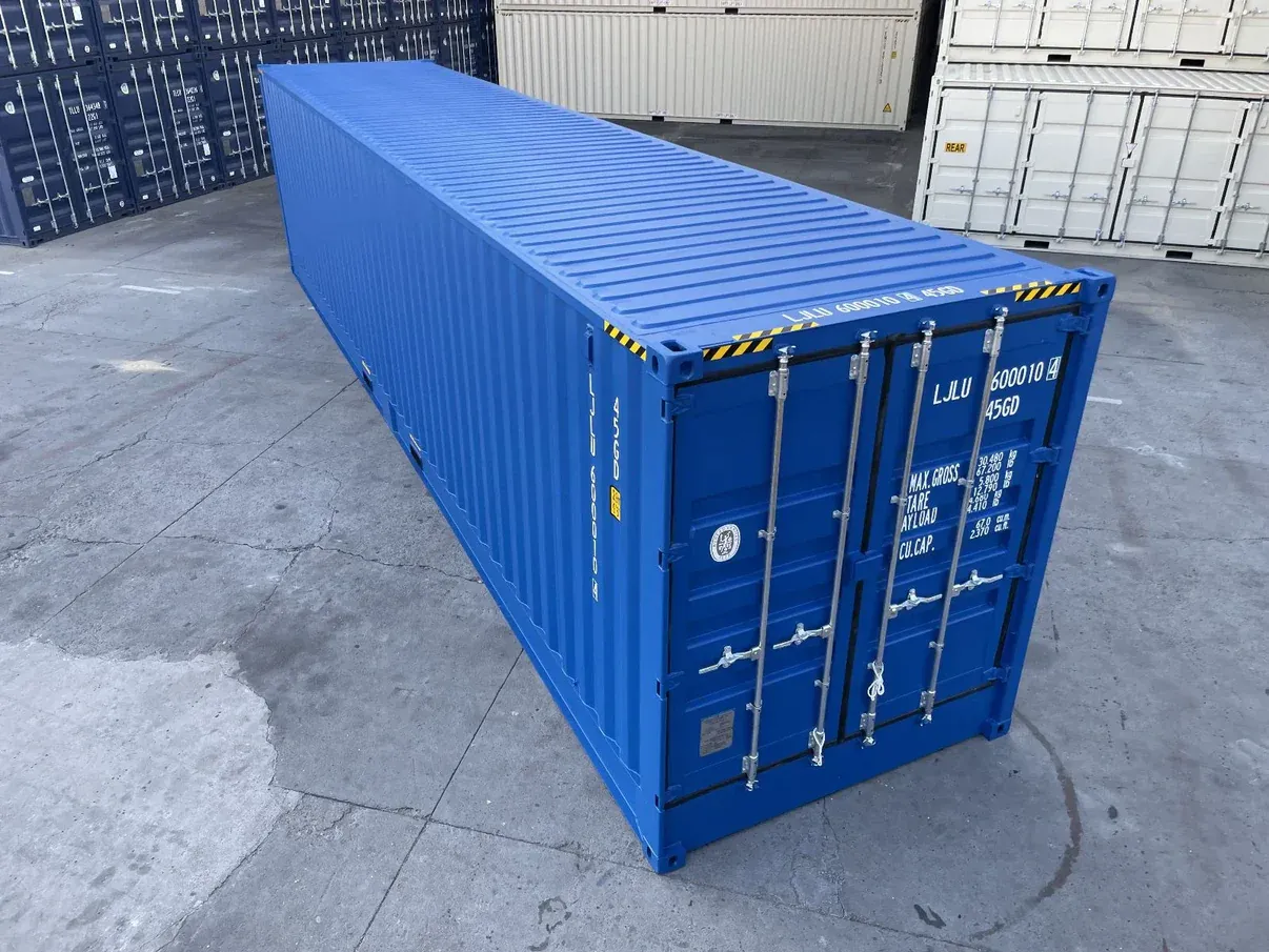 Contenedor Open Side (OS) 40 pies – High Cube | Nuevo Azul – Image 9