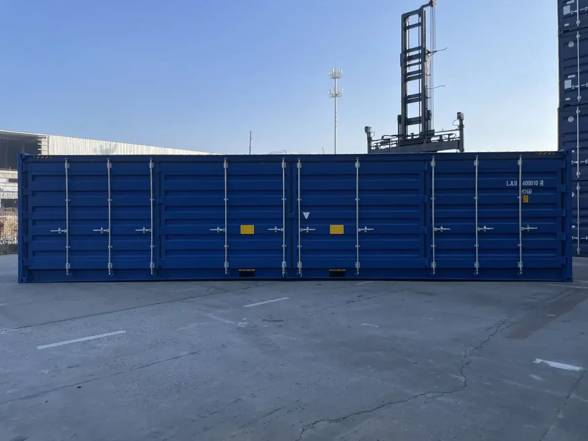 Contenedor Open Side (OS) 40 pies – High Cube | Nuevo Azul – Image 3
